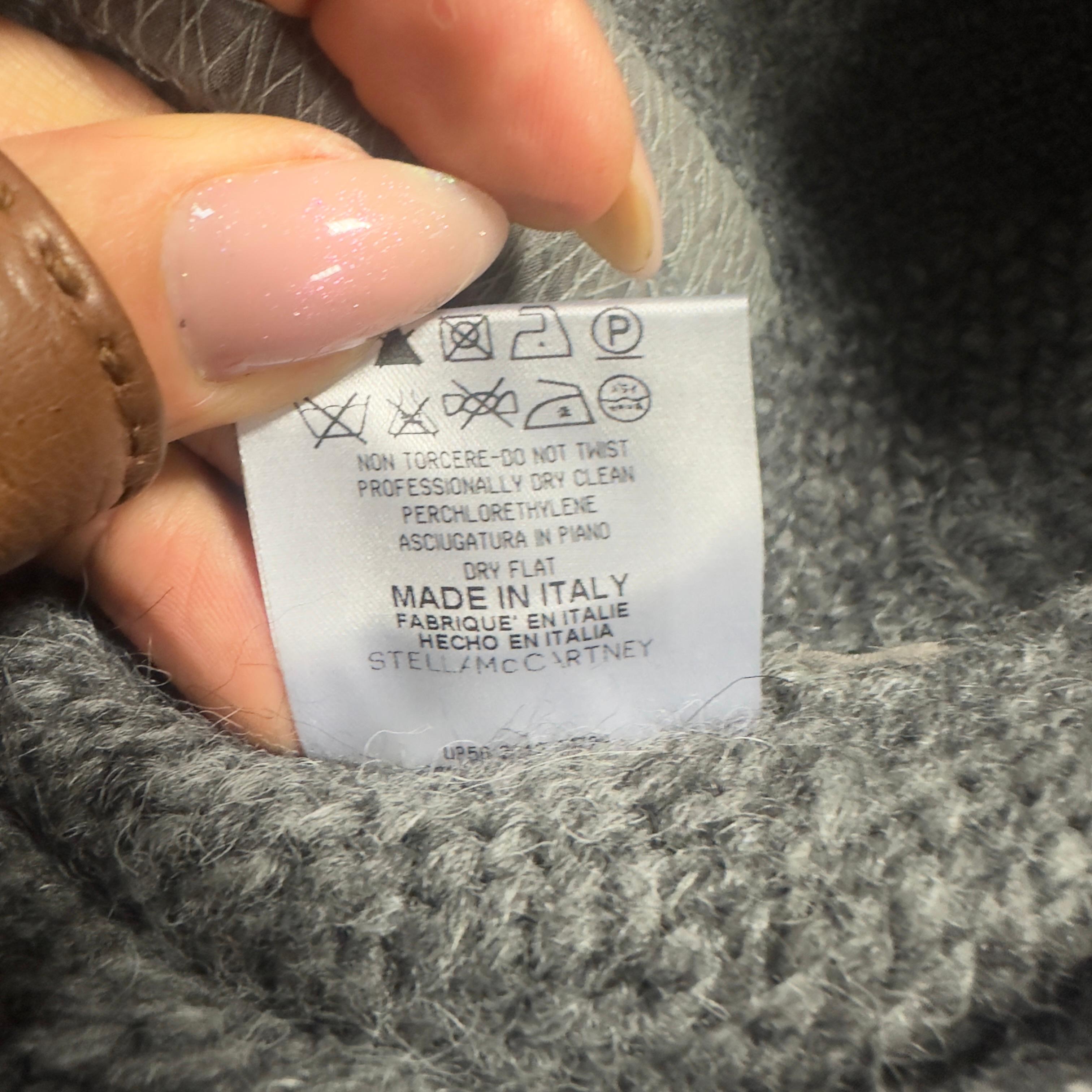 Stella McCartney - Pull en tricot structuré en alpaga et laine vierge en vente 4