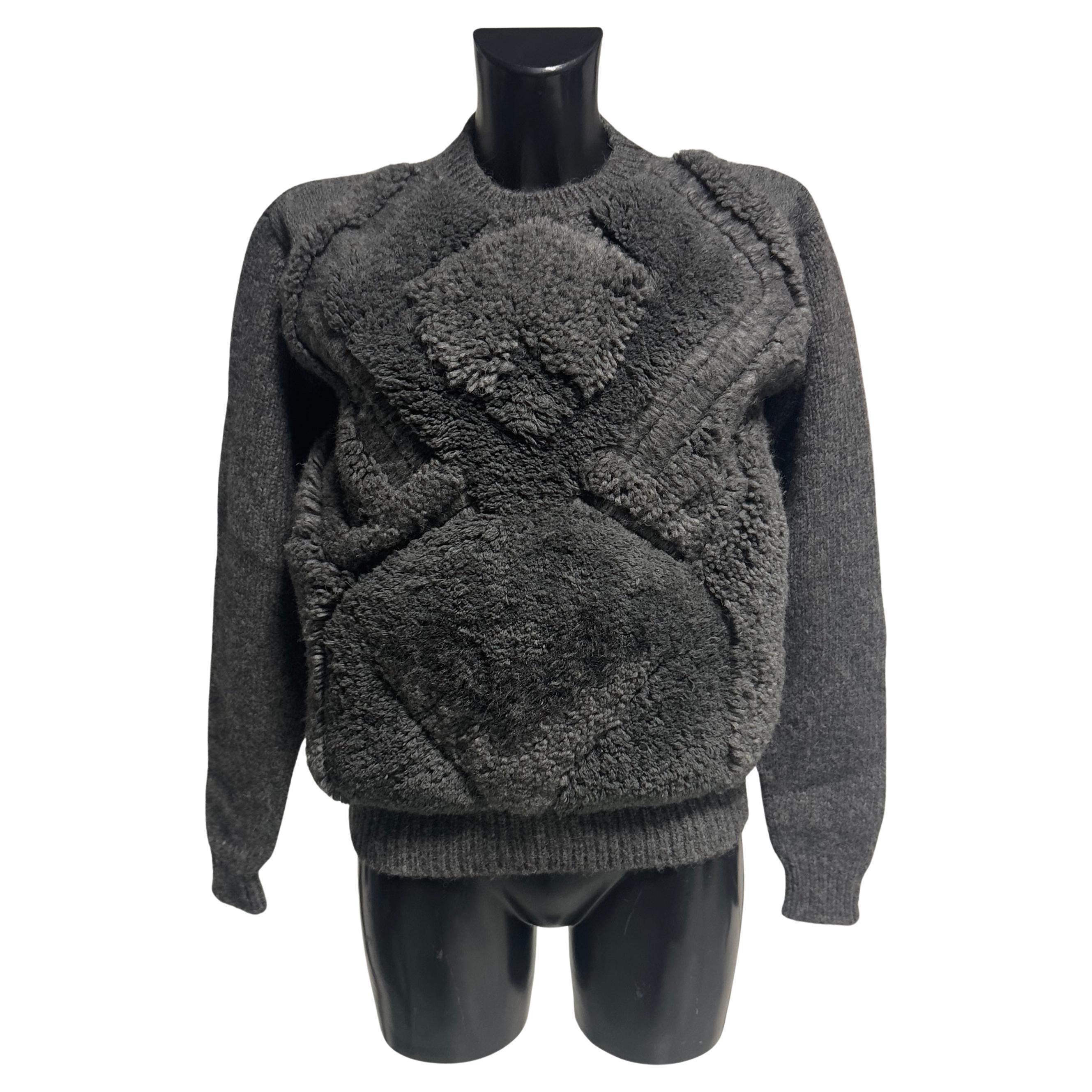 Stella McCartney - Pull en tricot structuré en alpaga et laine vierge