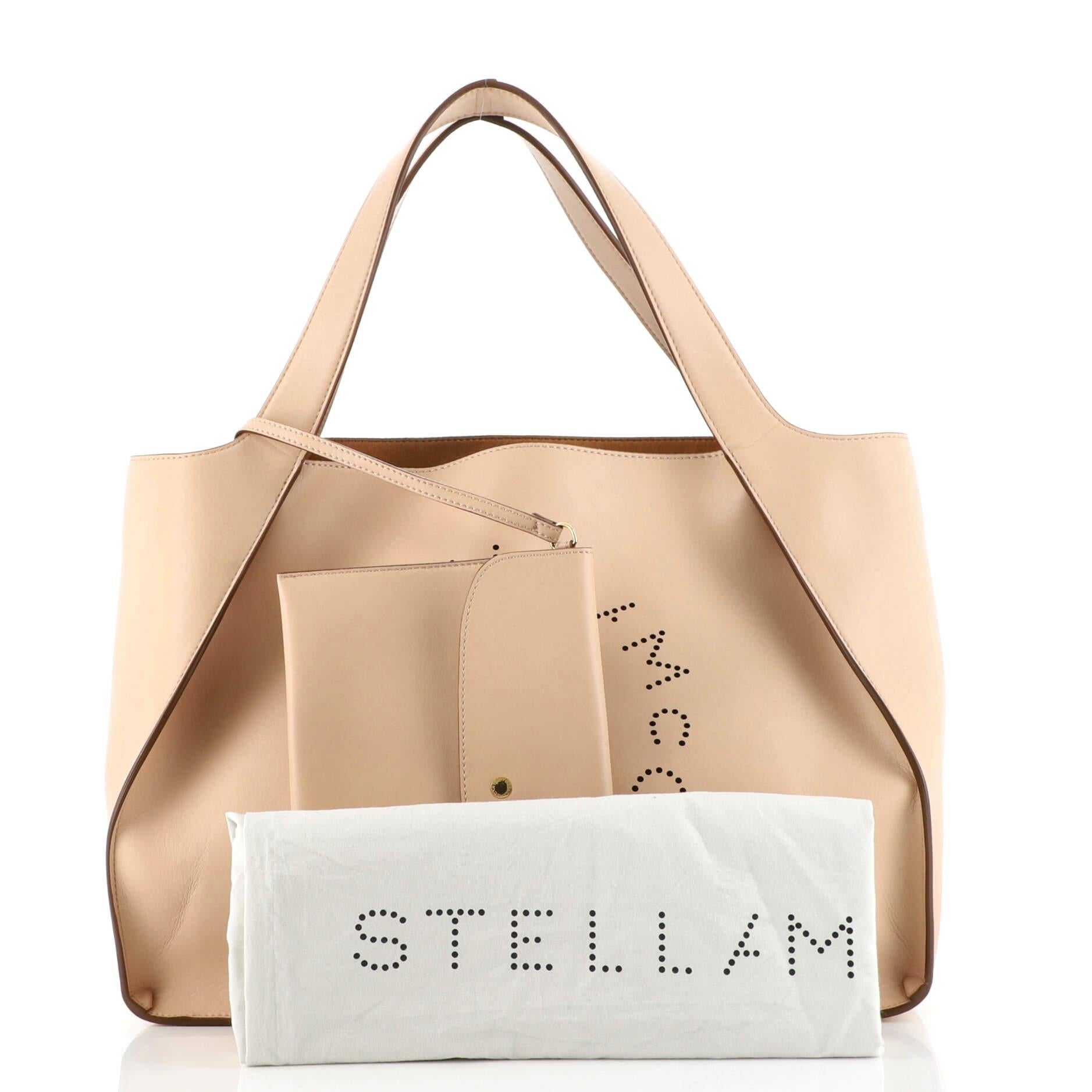 Stella McCartney Alter Tote Perforated Faux Leather East West For Sale at  1stDibs
