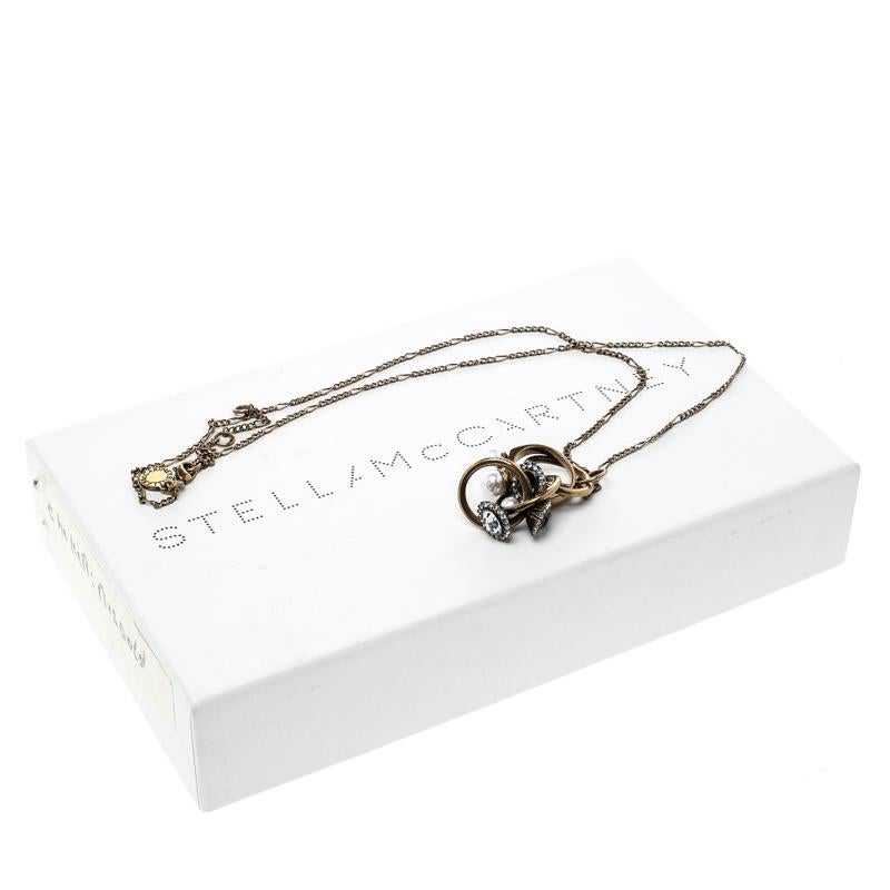 Contemporary Stella McCartney Antique Stone Ring Necklace