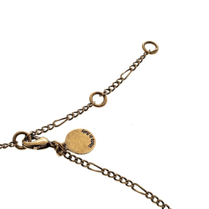 Women's Stella McCartney Antique Stone Ring Necklace