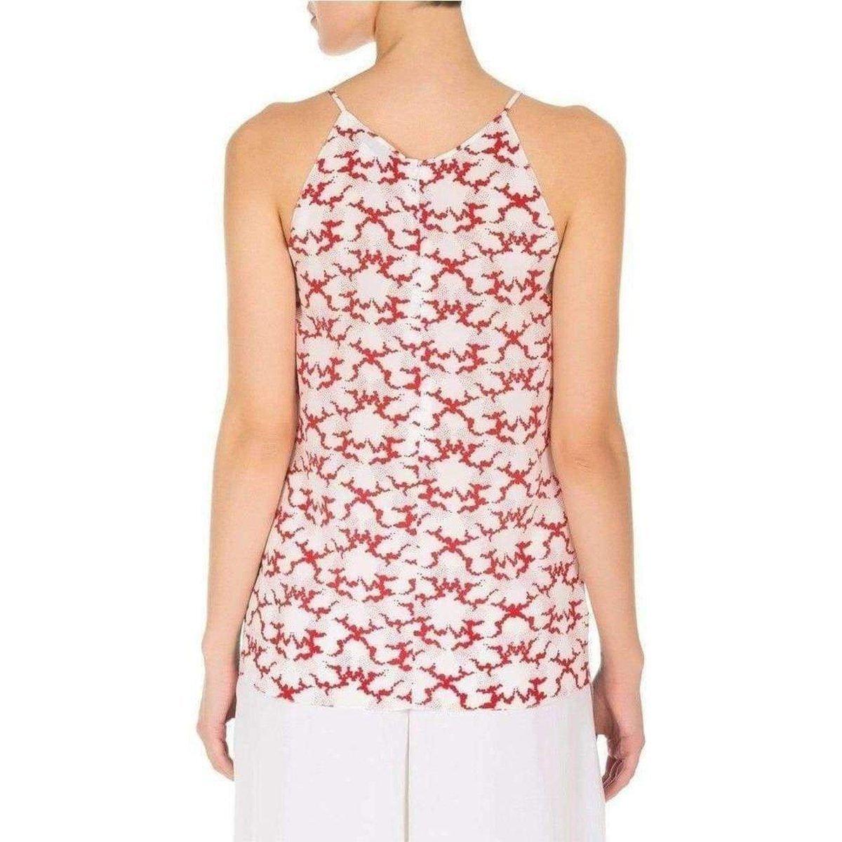 Women's Stella McCartney Applique Silk Collen Sleeveless Blouse IT38  (US 2) For Sale