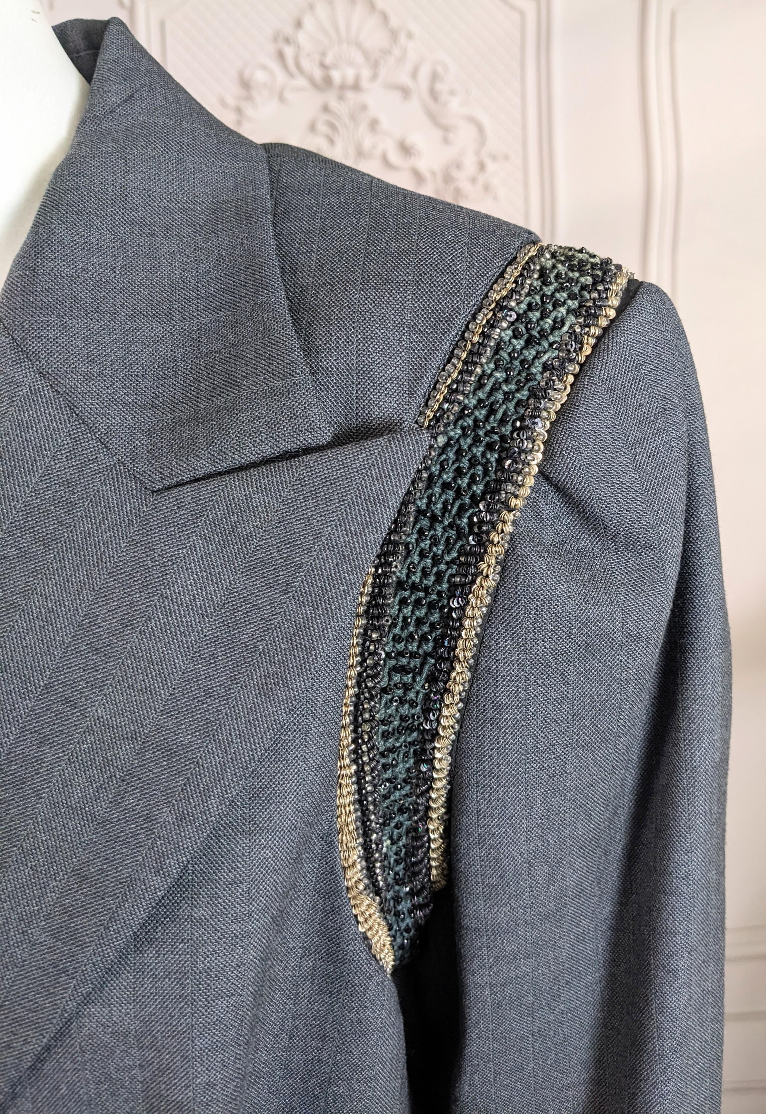 Women's or Men's Stella McCartney Bead and Bullion Encrusted Blazer For Sale