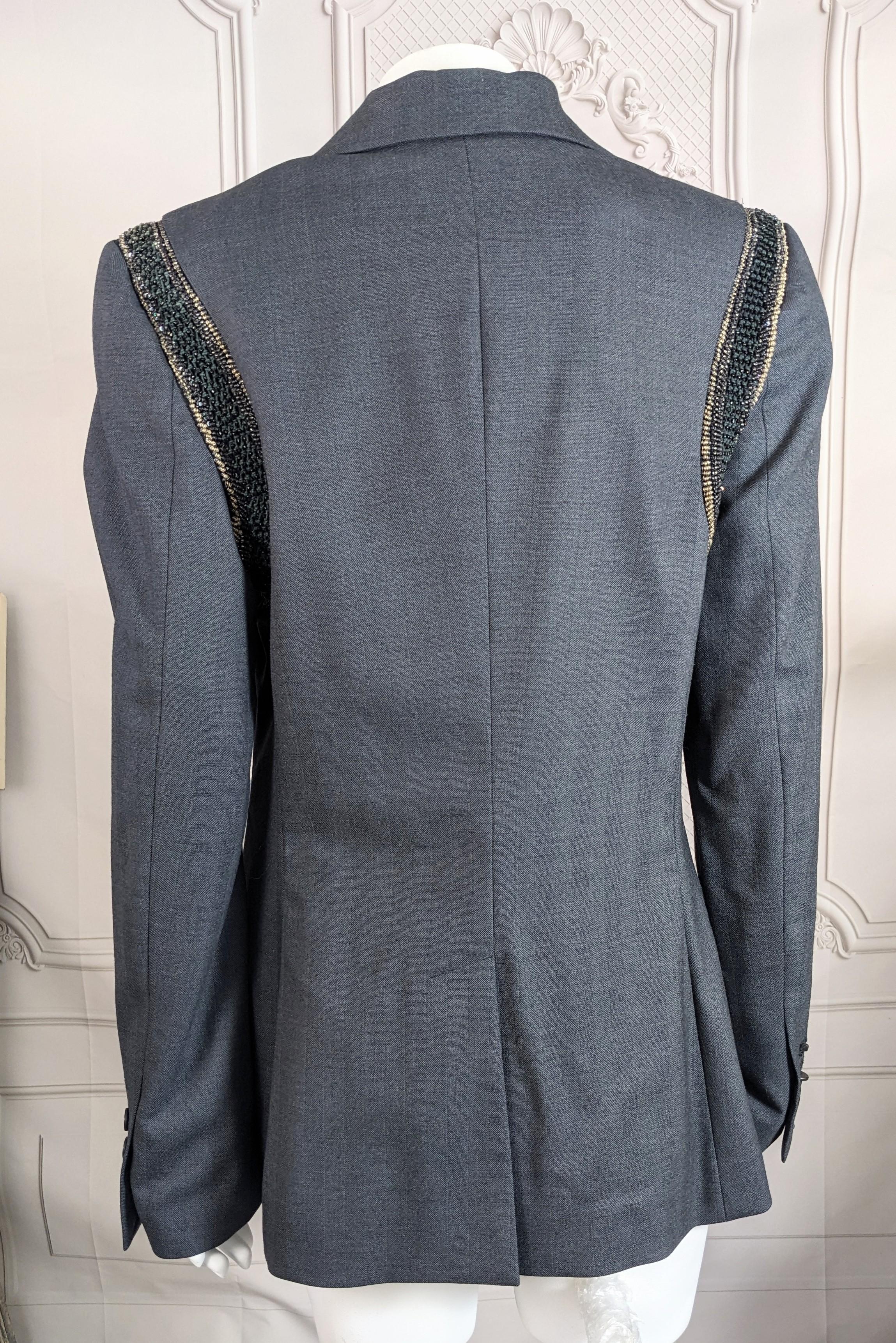 Stella McCartney Bead and Bullion Encrusted Blazer For Sale 1