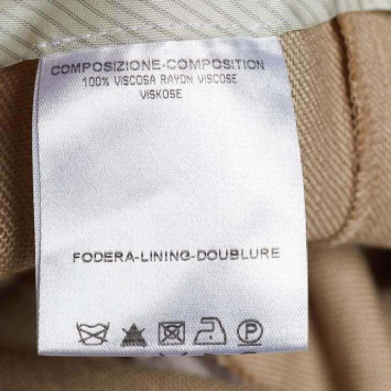 Pantalon beige à manches bouffantes Stella McCartney M en vente 1