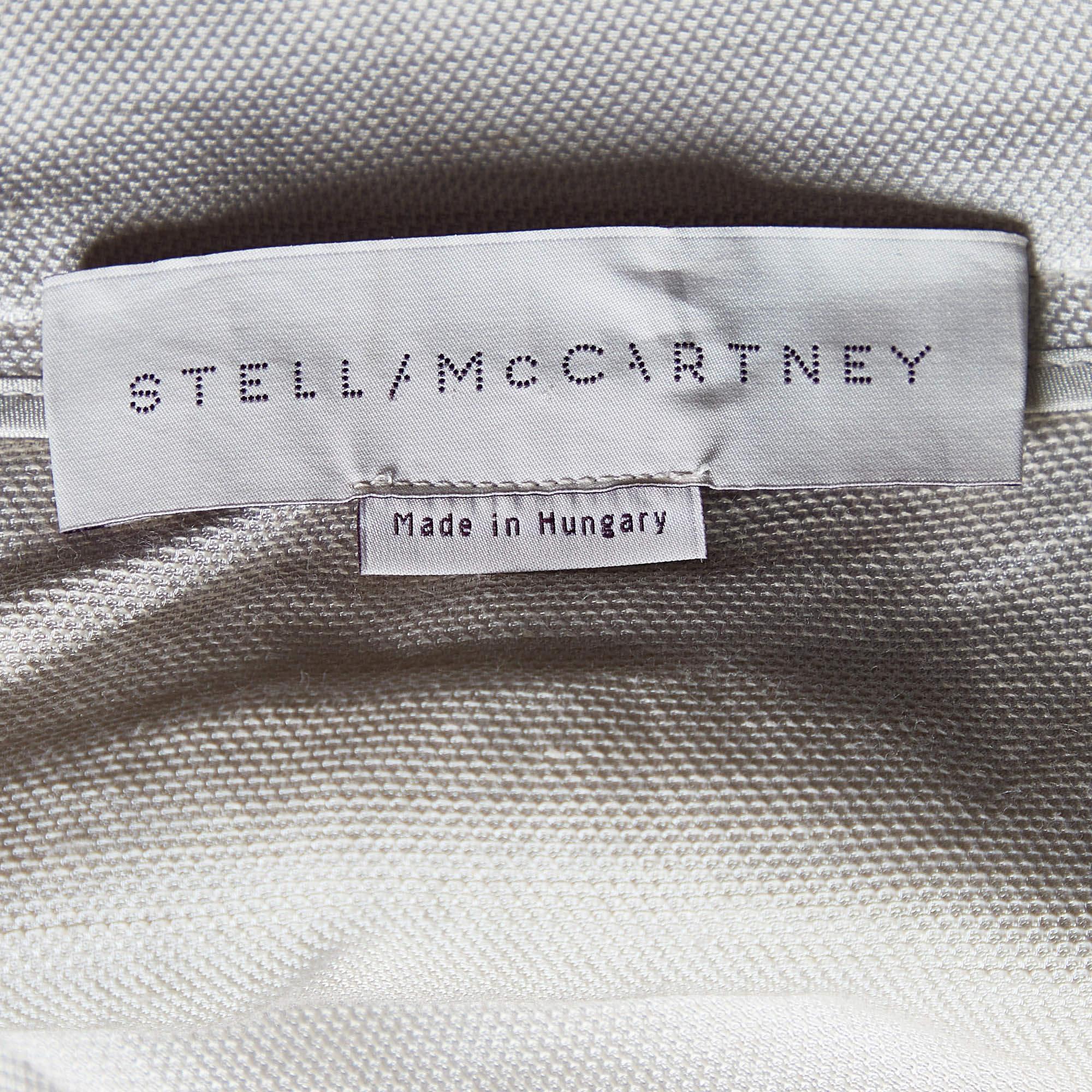 Stella McCartney Beige Wrap-Hose aus Leinenmischung mit Front S Damen im Angebot