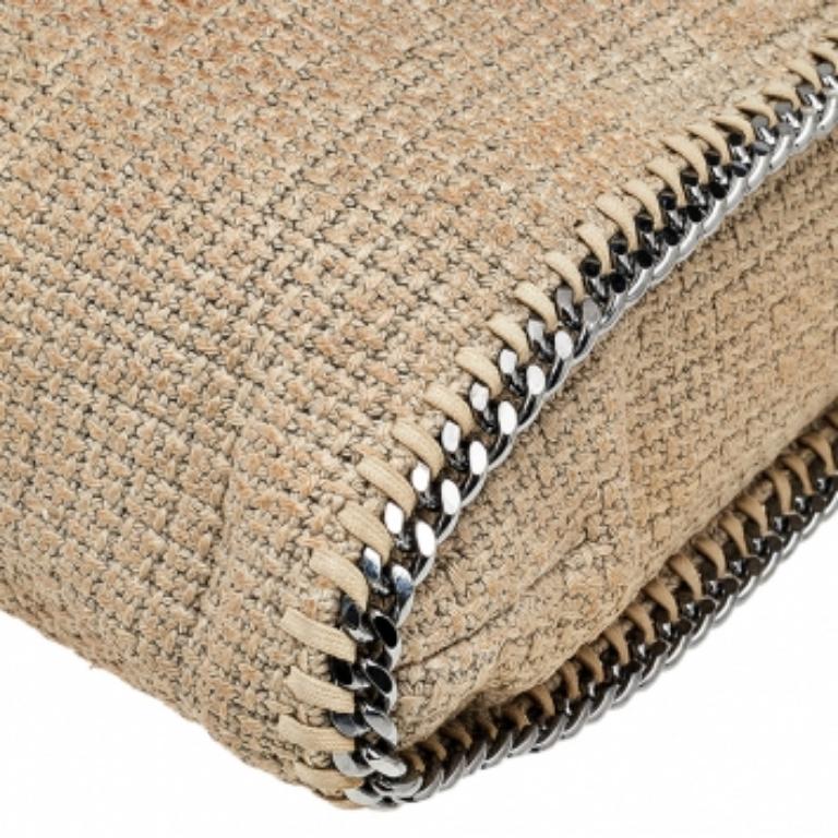 Stella McCartney Falabella-Tasche aus Tweed in Beige 1