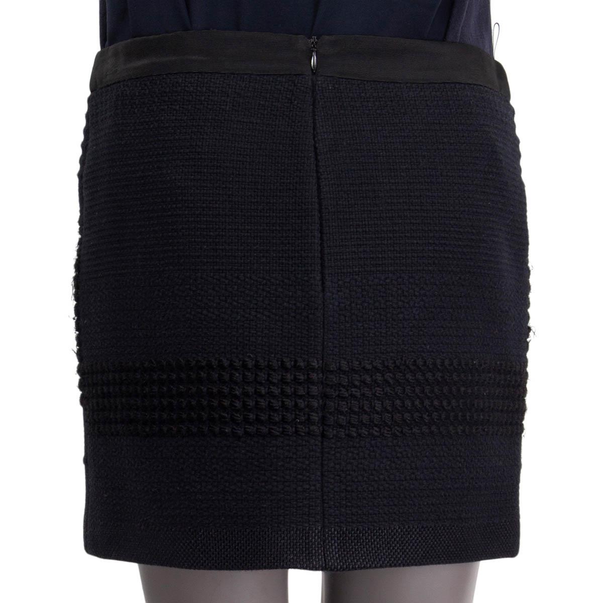 textured weave skirt