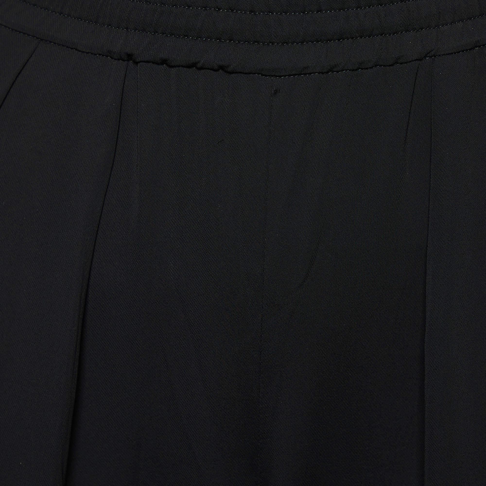 Nero Stella McCartney - Joggers in crêpe nero S
