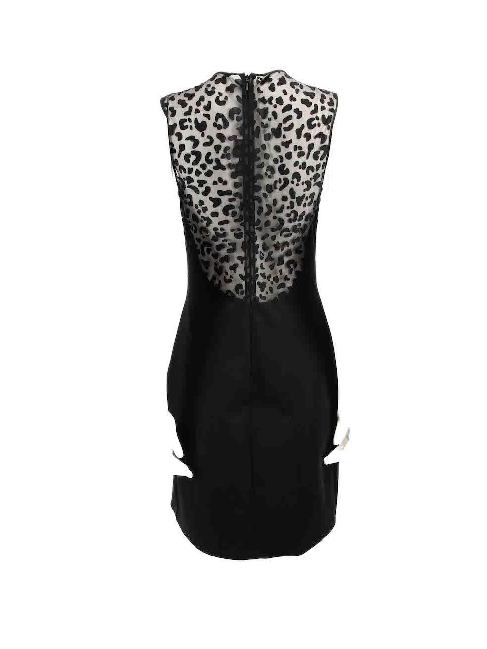 Stella McCartney Black Crew Neck Sleeveless Dress Size L Bon état - En vente à London, GB