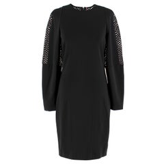 Stella McCartney Black Crochet Dress US 8