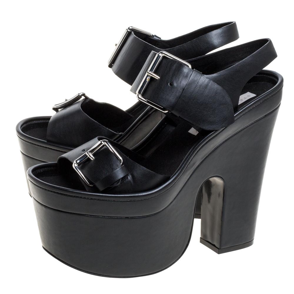 stella mccartney sandals black