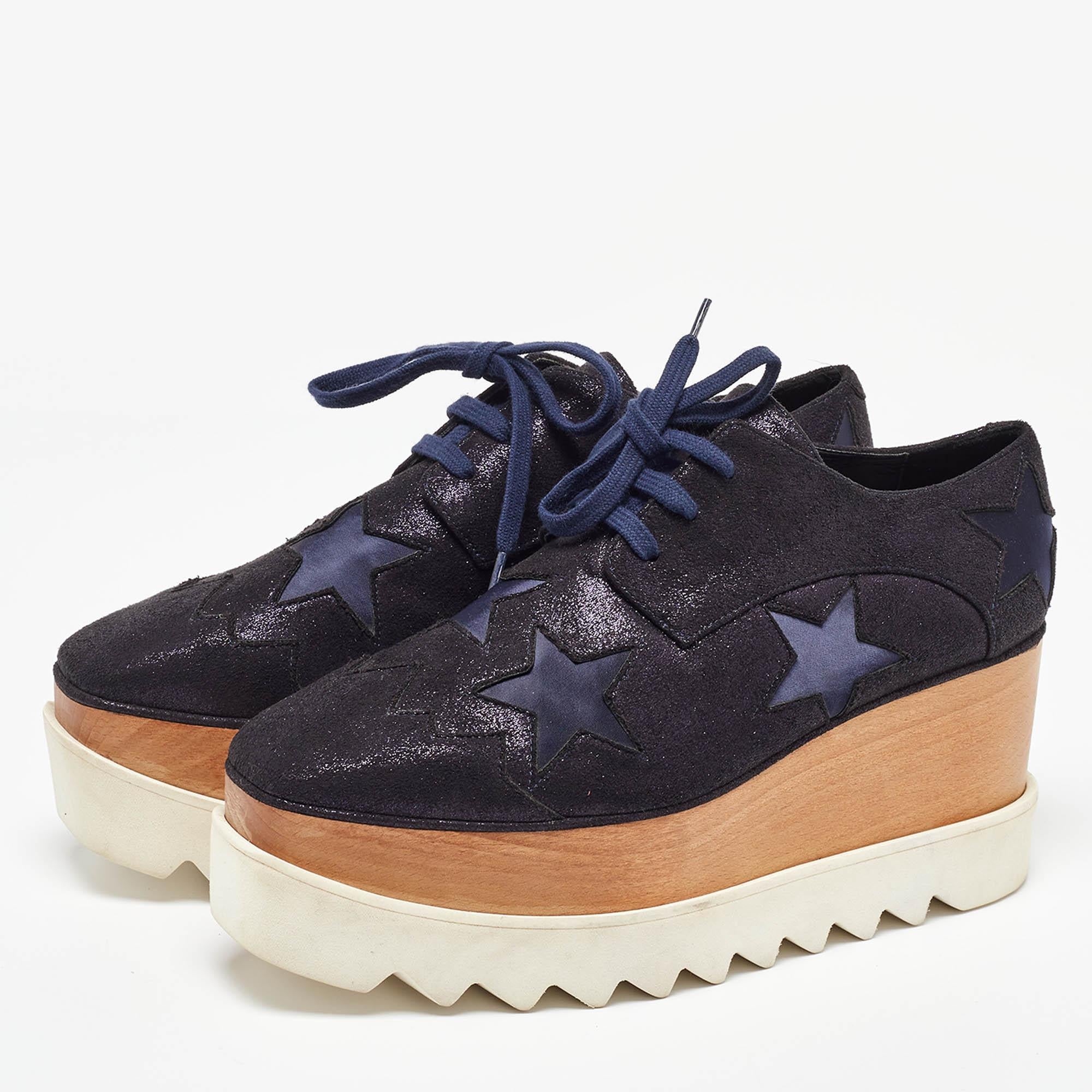 Let comfort and classic style be yours with these Elyse derby shoes from Stella McCartney. Crafted with skill the high quality shoes have the perfect construction to take you through the day with utmost ease.