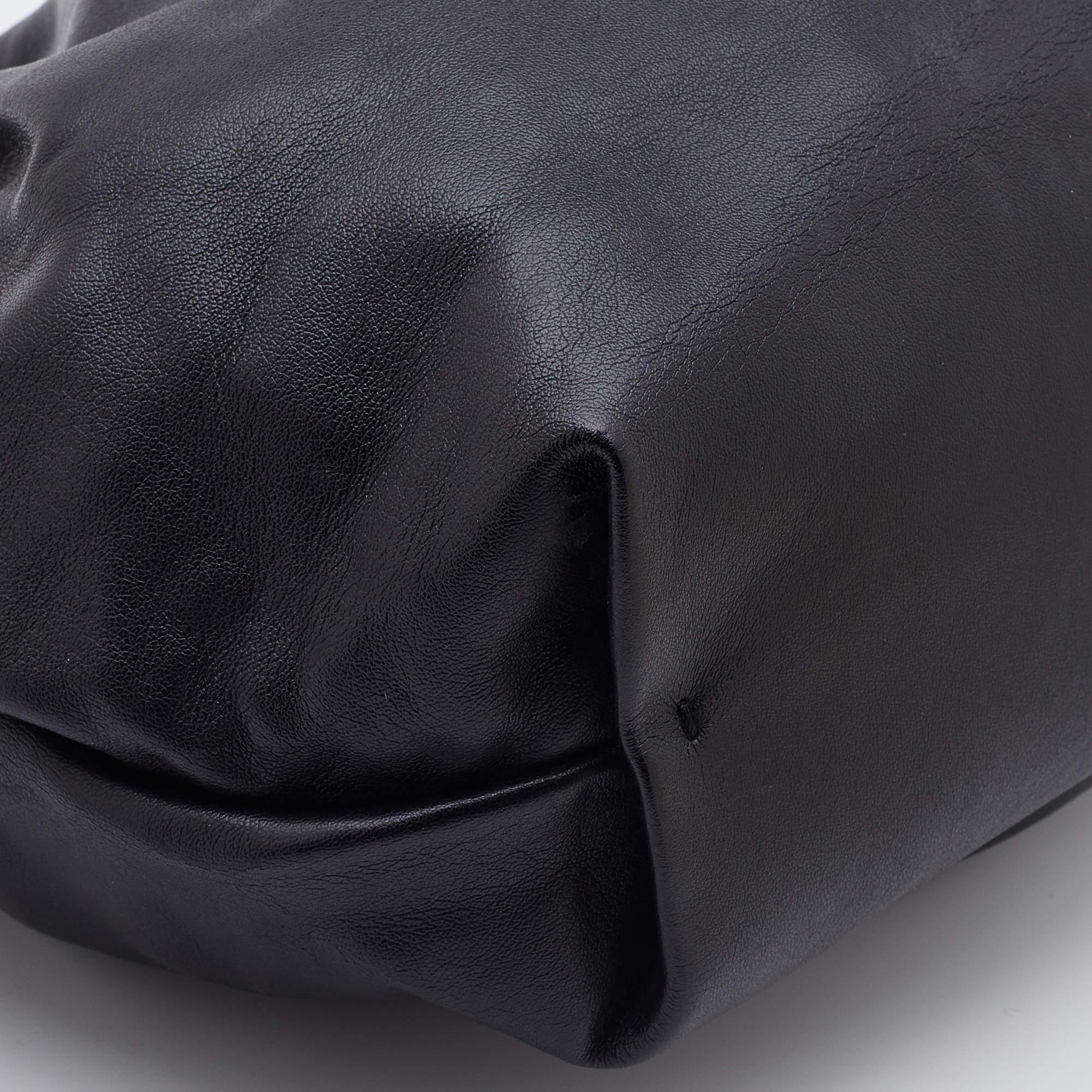 Stella McCartney Black Faux Leather Noma Bucket Bag 3