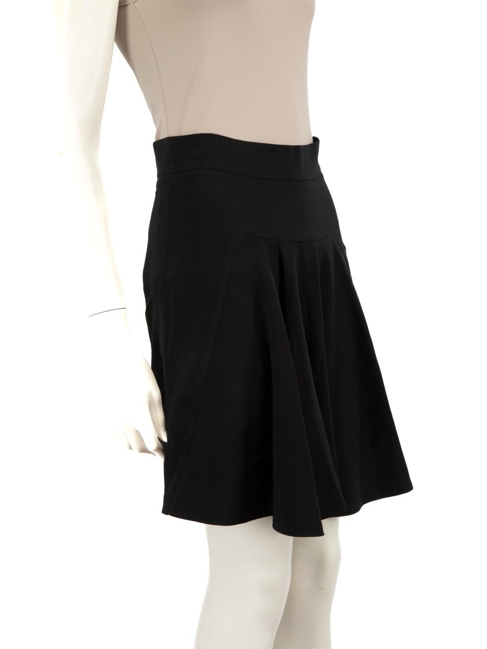 CONDITION is Very good. Minimal wear to the skirt is evident. Small plucks to the weave on the front right side and back left on and below the waistband. Marks on the front left and inside back right of the waistband on this used Stella McCartney