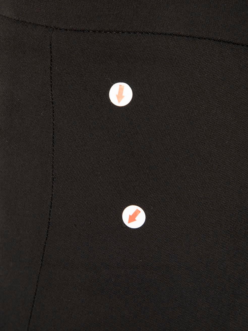 Stella McCartney Black Flared Panel Skirt Size XS 2