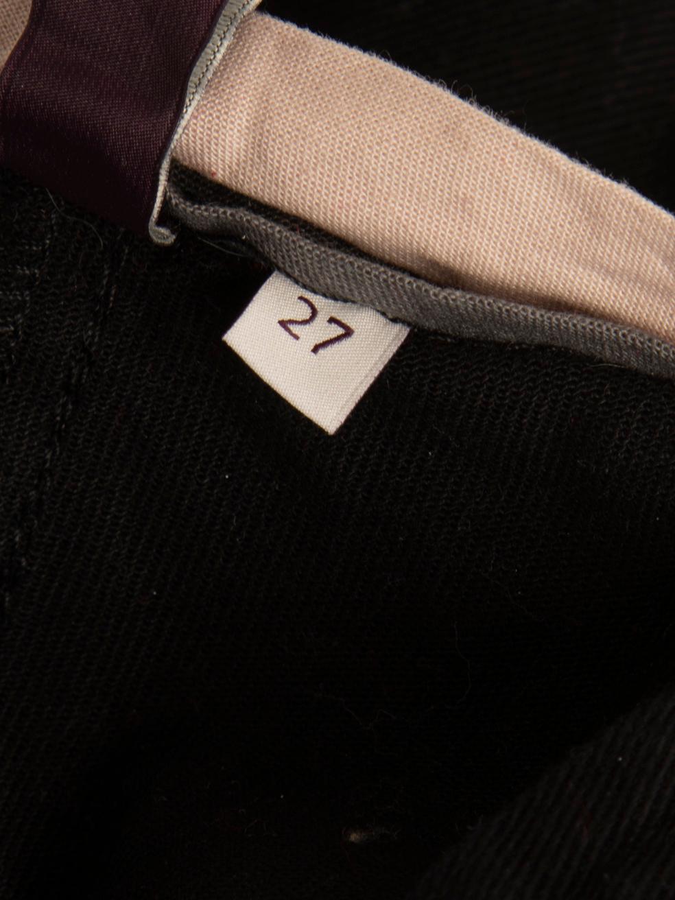 Stella McCartney - Jeans con pannelli in denim nero e grigio - taglia XS in vendita 1