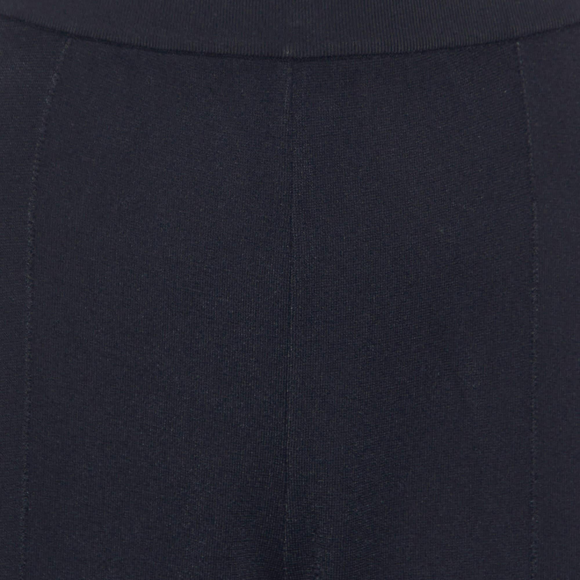 Noir Stella McCartney Pantalon large en jersey noir L en vente