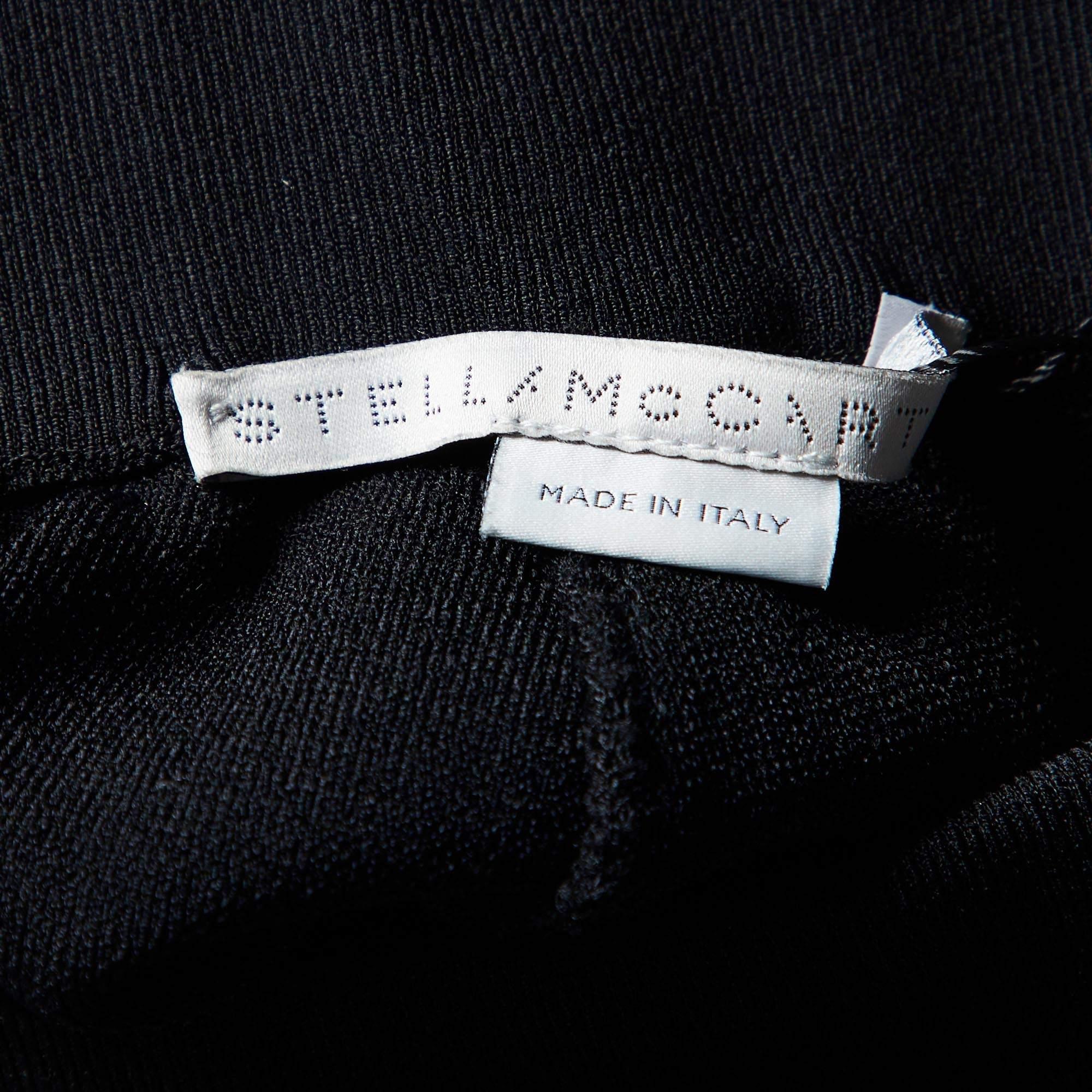 Stella McCartney Pantalon large en jersey noir L Bon état - En vente à Dubai, Al Qouz 2