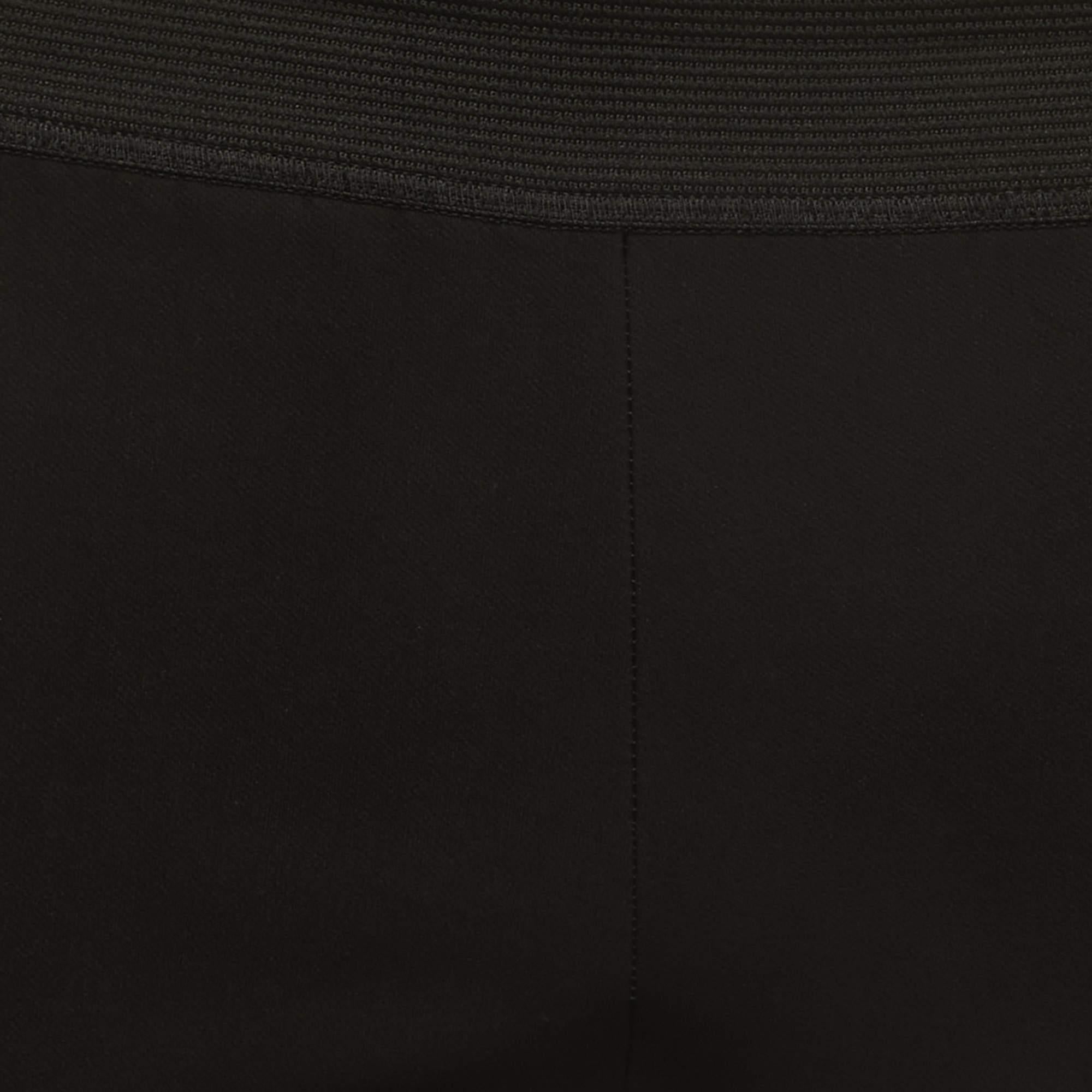 Nero Stella McCartney - Pantaloni skinny in maglia nera XXS in vendita