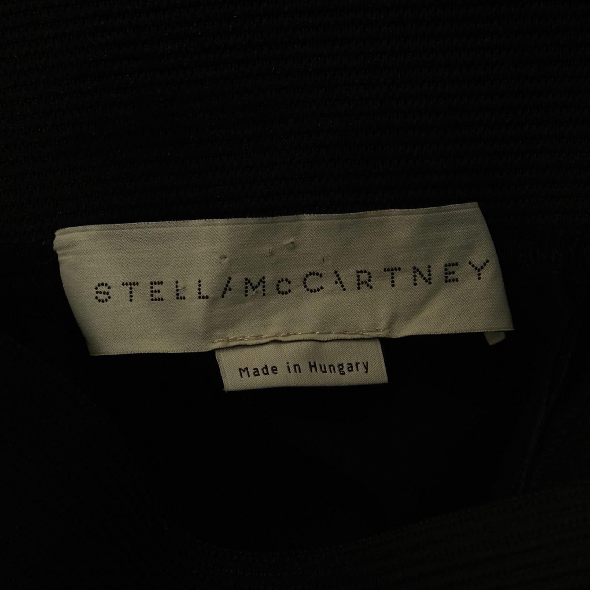 Stella McCartney - Pantaloni skinny in maglia nera XXS In condizioni buone in vendita a Dubai, Al Qouz 2