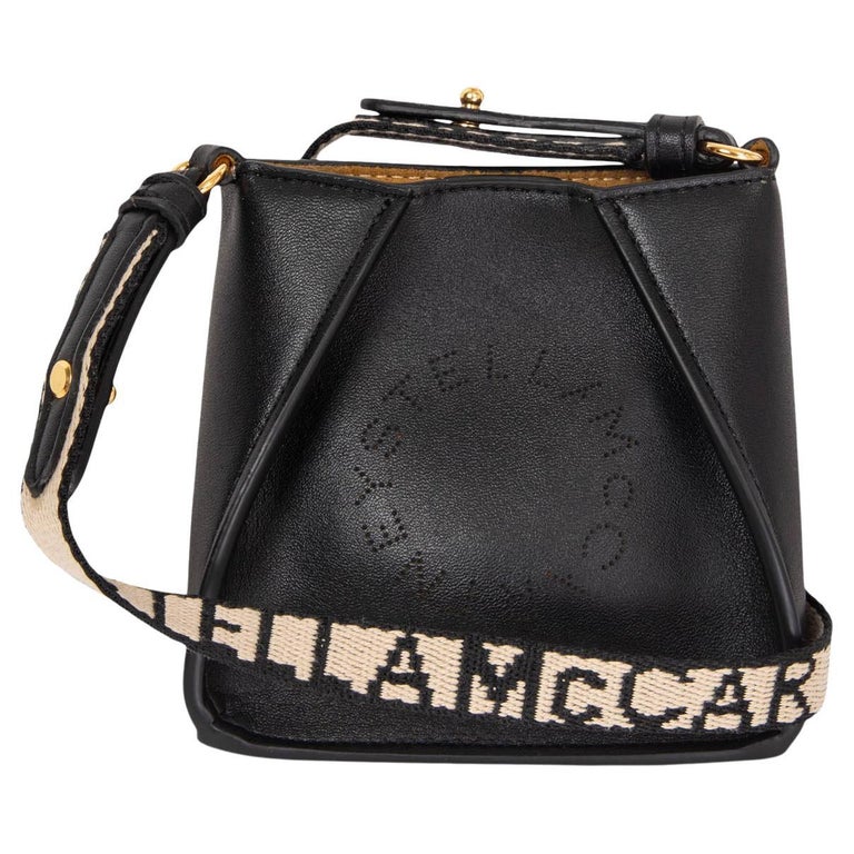 STELLA MCCARTNEY black leather LOGO MICRO Crossbody Bag at 1stDibs | stella  mccartney cross body bag, stella mccartney logo crossbody, stella mcartney  crossbody