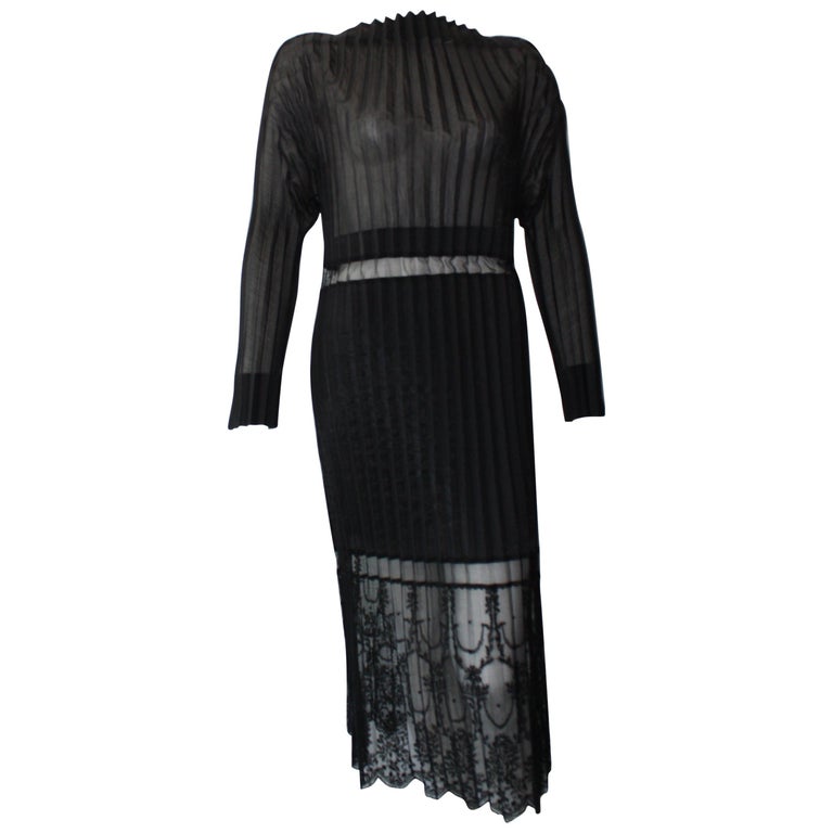 Stella McCartney Black Midi Sheer and Pleated Lace Dress Size 42 For Sale at 1stDibs | stella mccartney lace dress, stella mccartney black lace dress, stella mccartney black dress Stella McCartney Black Midi Sheer and Pleated Lace Dress Size 42 For Sale at 1stDibs | stella mccartney lace dress, stella mccartney black lace dress, stella mccartney black dress
