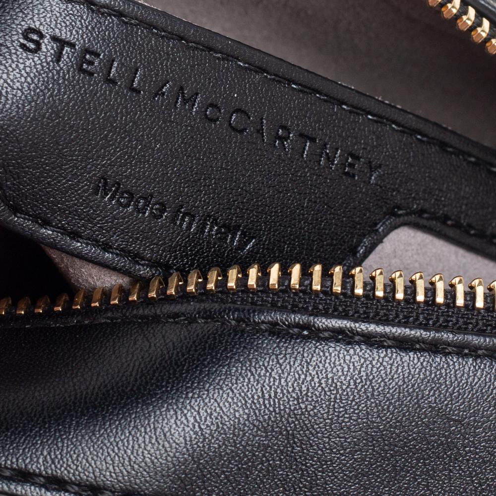 Stella McCartney Black Quilted Faux Leather Stella Star Crossbody Bag 4