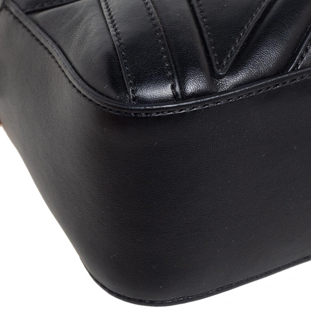 Women's Stella McCartney Black Quilted Faux Leather Stella Star Crossbody Bag