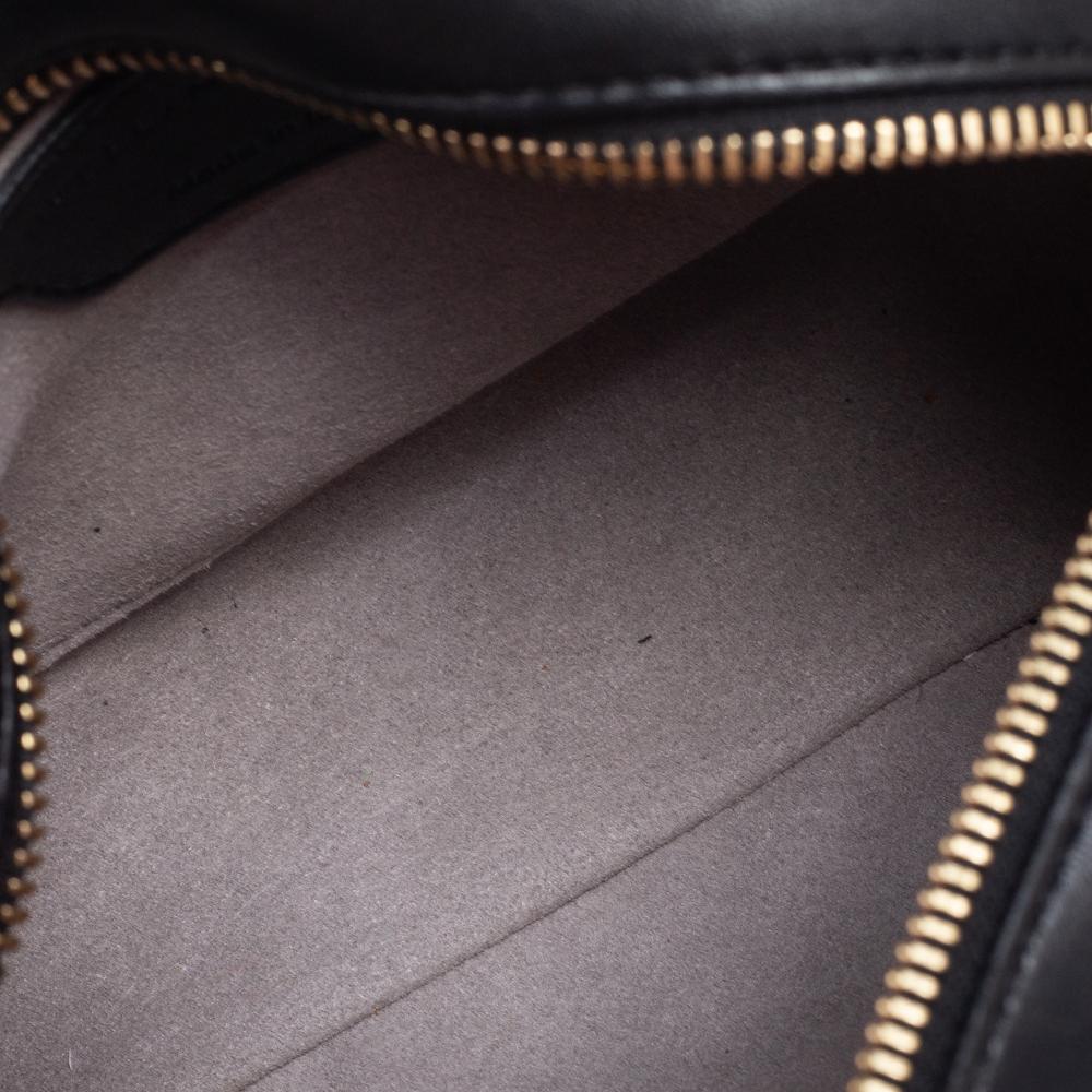 Stella McCartney Black Quilted Faux Leather Stella Star Crossbody Bag 1