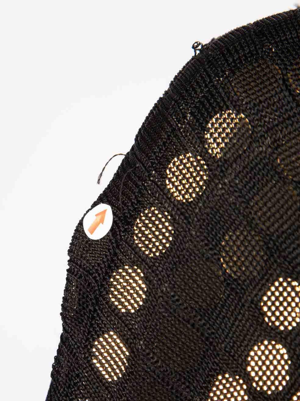 Stella McCartney Black Sequin Knit Jumper Dress Size S For Sale 2