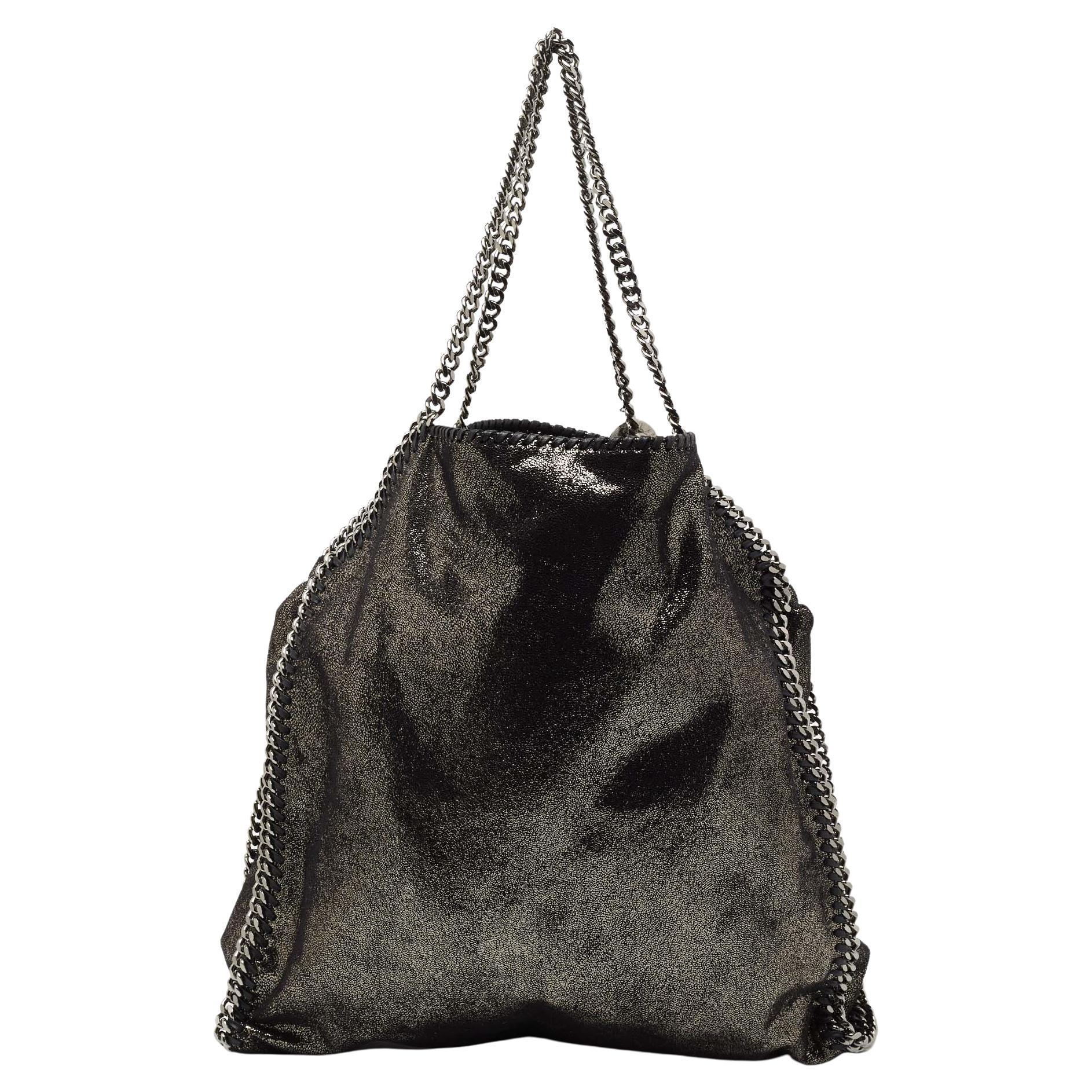 Stella McCartney Falabella Tote Printed Denim Small For Sale at 1stDibs