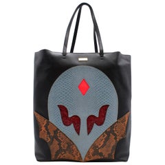 Stella McCartney Black Skylight Superhero Tote Used Stella McCartney Black Skylight Superhero Tote