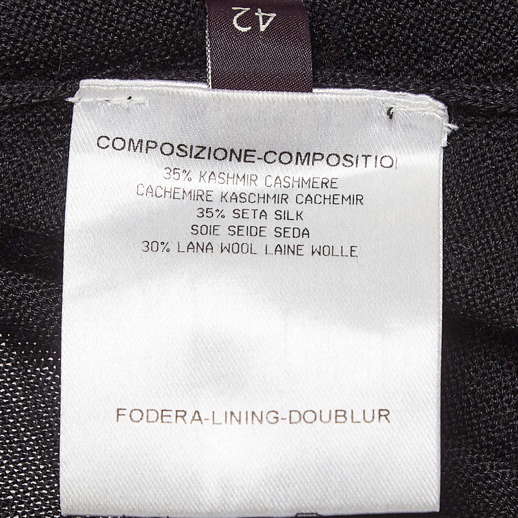 Stella McCartney Black Stretch Knit Joggers M For Sale 2