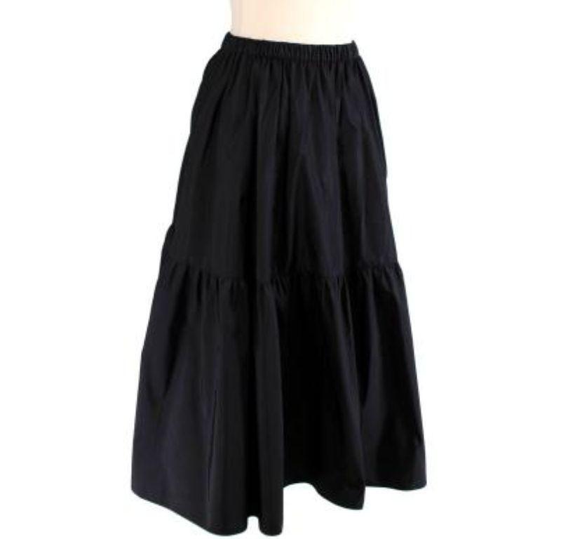 Stella McCartney Black Tiered Puff Skirt For Sale 1