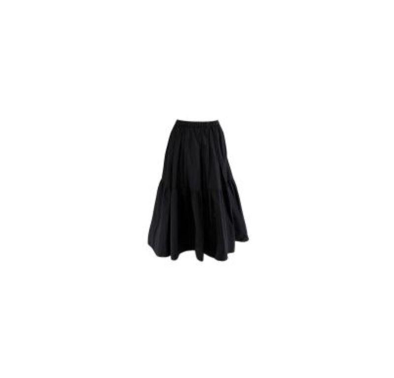 Stella McCartney Black Tiered Puff Skirt For Sale 4