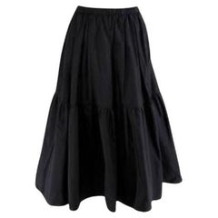 Stella McCartney Black Tiered Puff Skirt