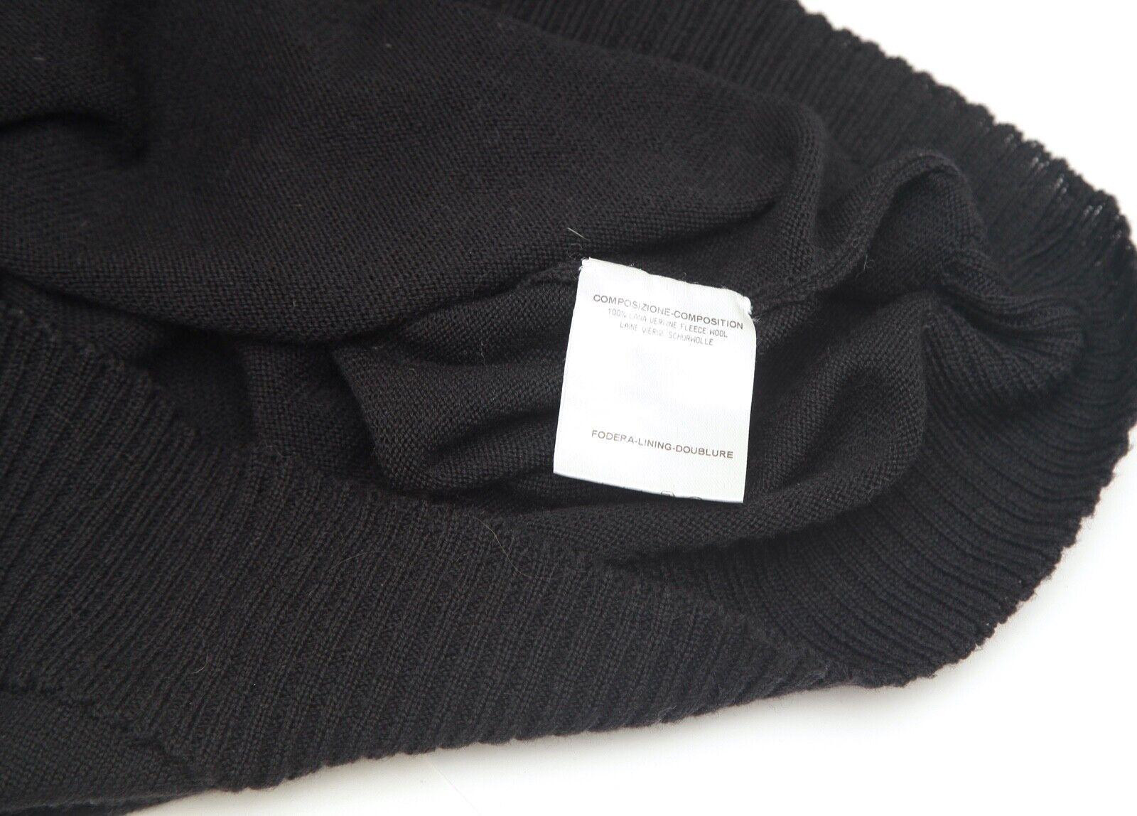 STELLA MCCARTNEY Black Tunic Knit Sweater Wool Short Sleeve Snaps Sz 38 For Sale 3