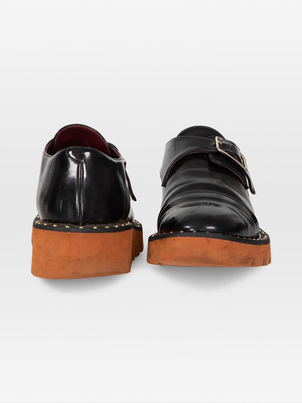 Noir Stella McCartney Mocassins Odette en cuir végétal noir Taille IT 38 en vente