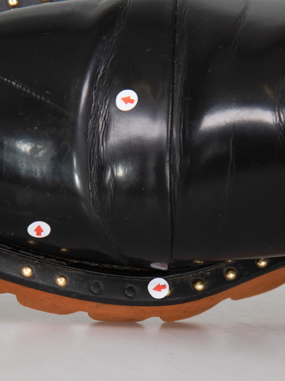 Stella McCartney Mocassins Odette en cuir végétal noir Taille IT 38 en vente 2