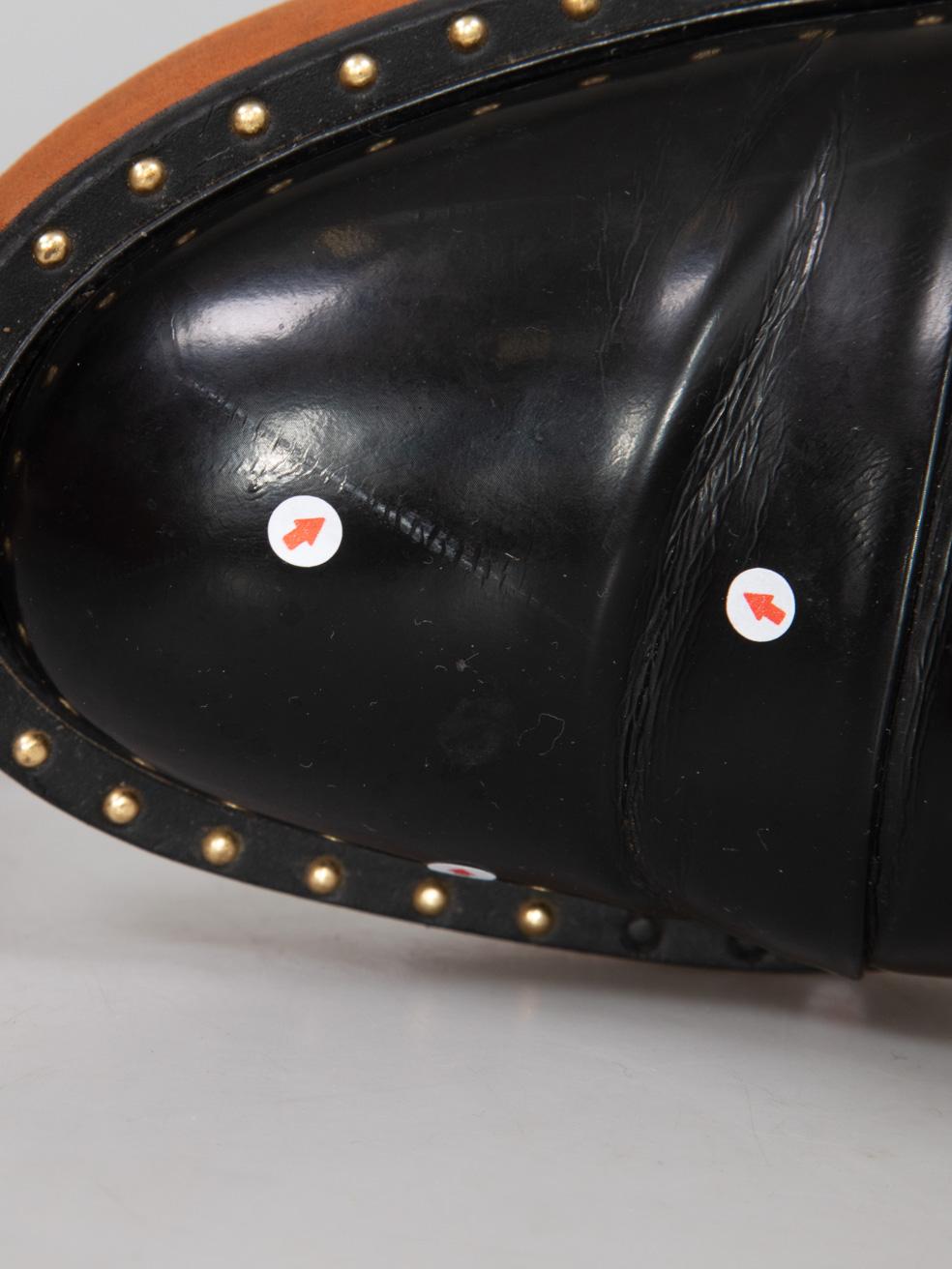 Stella McCartney Mocassins Odette en cuir végétal noir Taille IT 38 en vente 4