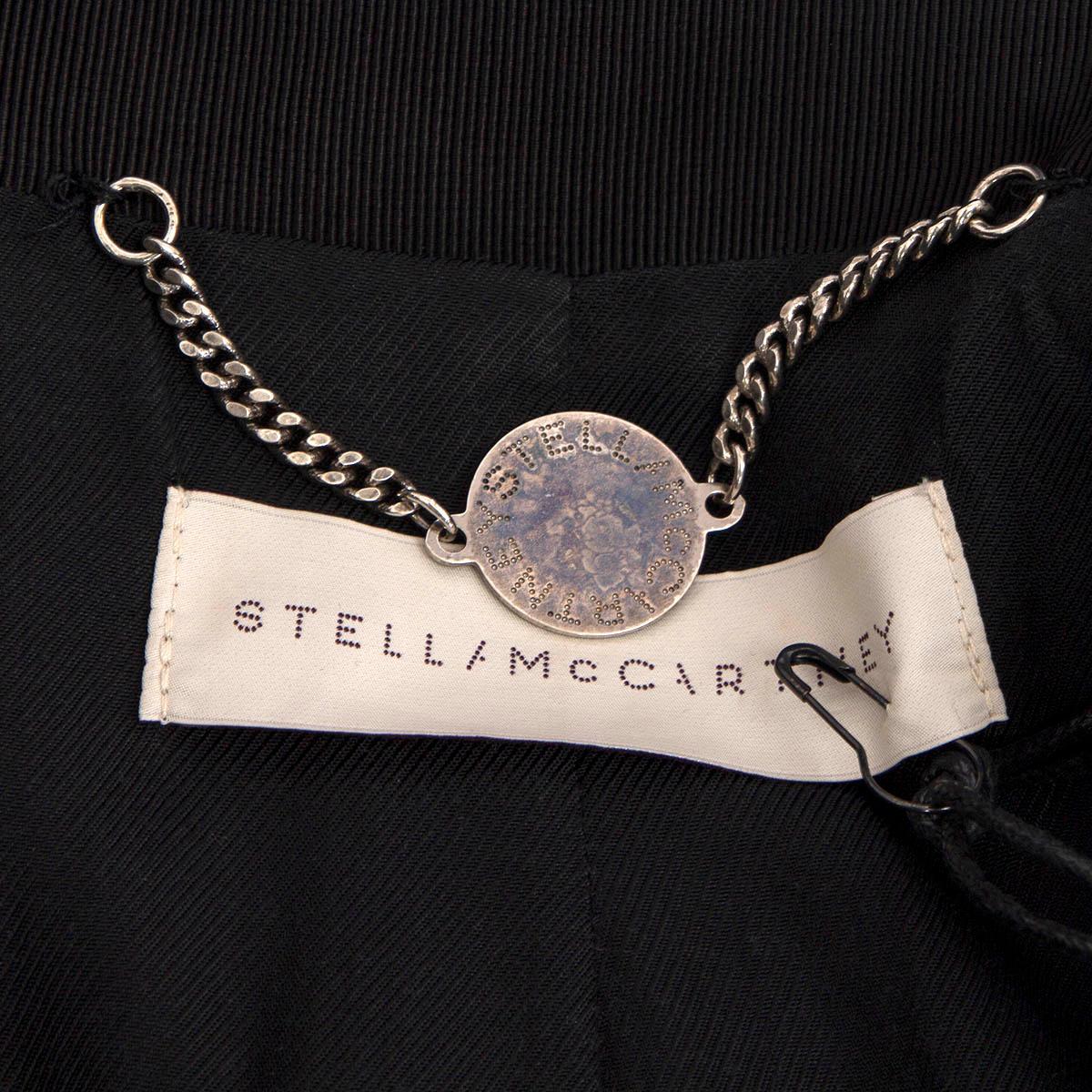 STELLA MCCARTNEY giacca blazer in lana nera GROSGRAIN TUXEDO 38 XS in vendita 1