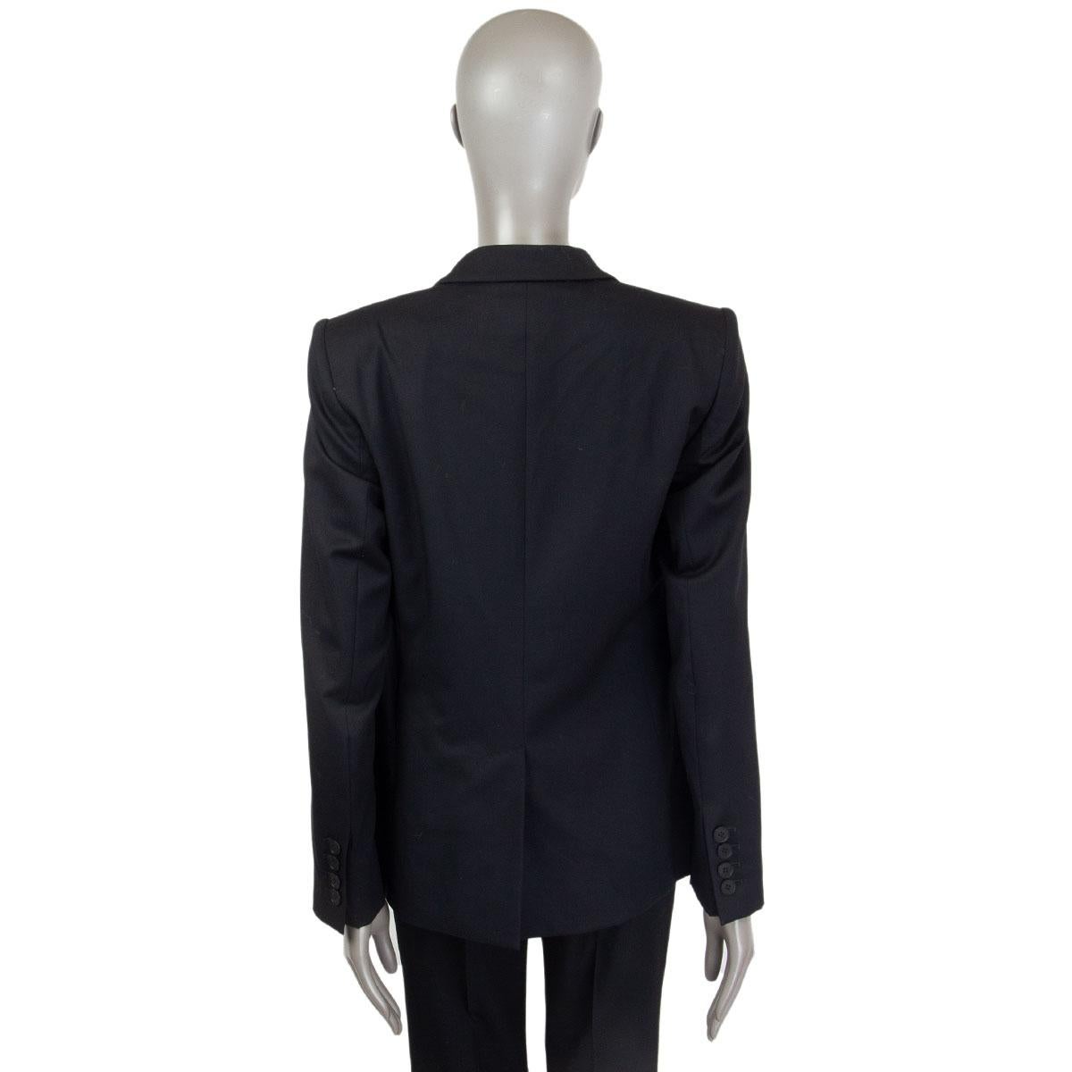 STELLA MCCARTNEY giacca blazer in lana nera con bottone singolo 44 L In condizioni ottime in vendita a Zürich, CH