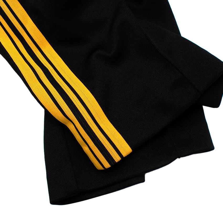 Stella McCartney Black Yellow Stripe Track Pants For Sale 2