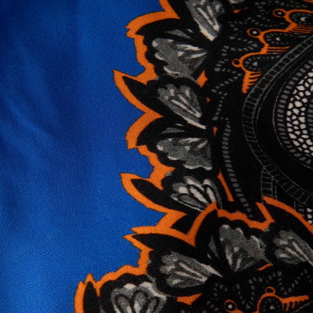 Women's Stella McCartney Blue Abstract Floral Dress Size S