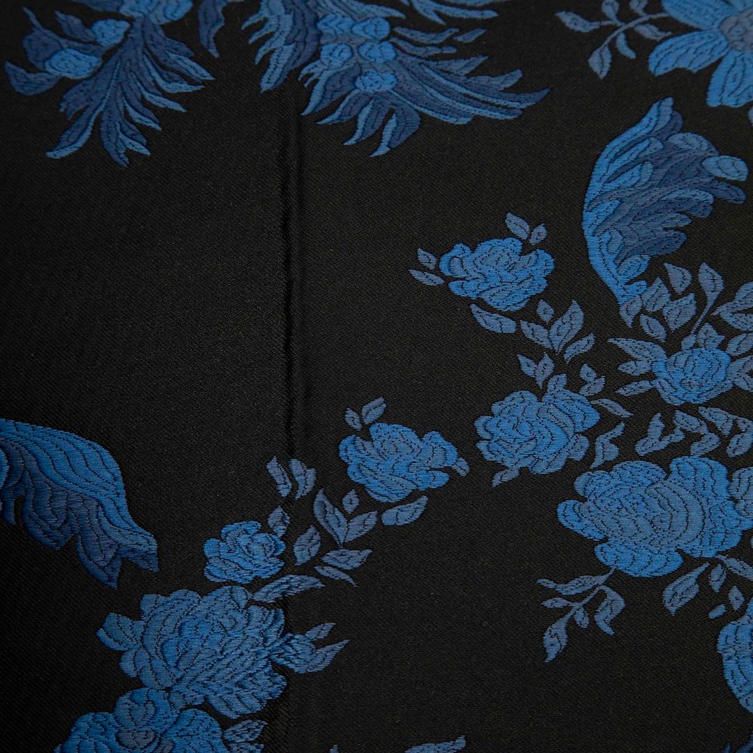 Pantalon à fleurs bleu et noir Stella McCartney Taille XS Bon état - En vente à London, GB