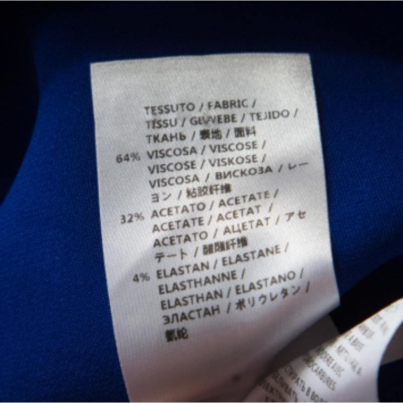 Chemisier Stella McCartney Arlesa bleu en crêpe avec fermeture éclair S Pour femmes en vente