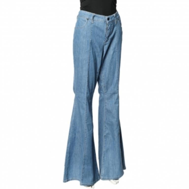 Stella McCartney Vaqueros azules de pierna acampanada L 3