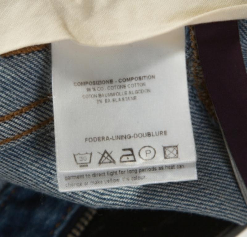Stella McCartney - Jeans Slim Fit in denim blu M. in vendita 1