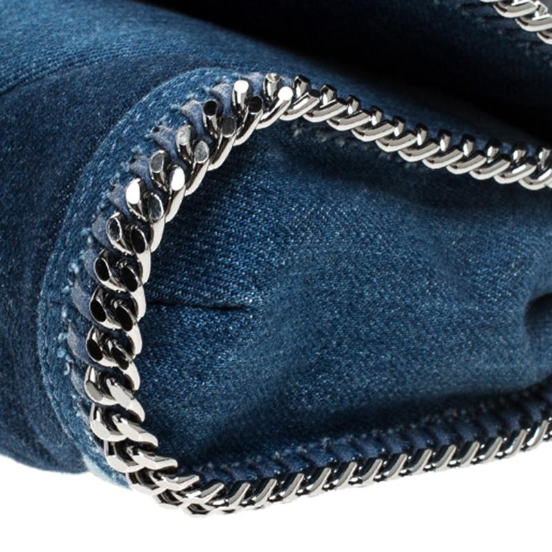 Women's Stella McCartney Blue Eco Denim Falabella Shoulder Bag